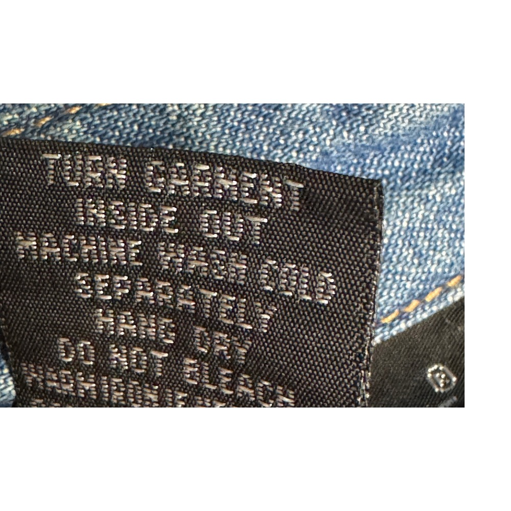 Vtg Carole Little Beaded Embellished Sleeveless‎ Blue Denim Top Sz 10 Beaded Y2K - Picture 11 of 11